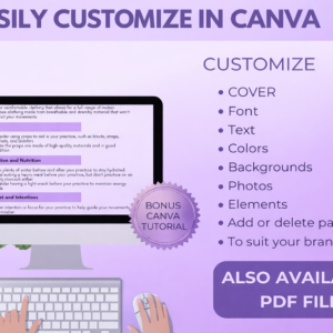 Fitness Goals Checklist Printable PDF with Full PLR License
