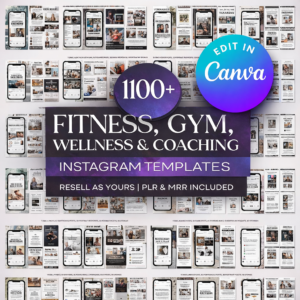 Massive 1100+ Fitness PLR/MRR Business Bundle