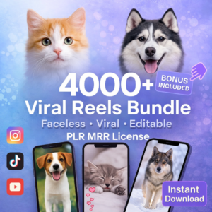 4000+ Animal Videos for Content Creators – PLR and MRR License Included