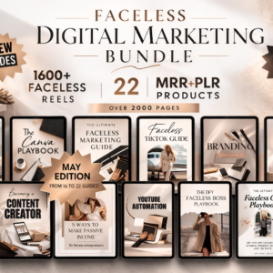 22 Faceless Digital Marketing Products – MRR Included