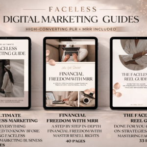 22 Faceless Digital Marketing Products – MRR Included