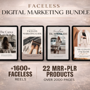 22 Faceless Digital Marketing Products – MRR Included