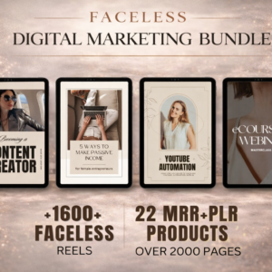 22 Faceless Digital Marketing Products – MRR Included