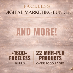 22 Faceless Digital Marketing Products – MRR Included