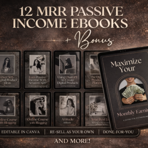 PLR Passive Income eBooks with Master Resell Rights
