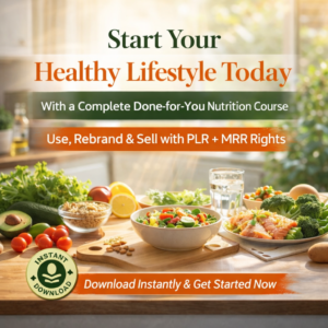 Healthy Eating & Weight Loss Bundle | eBook + Video Course (PLR/MRR Included)