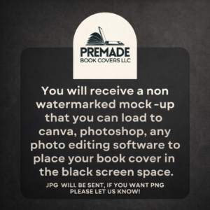 Canva Mystery eBook Cover Mockup for Book Promotion