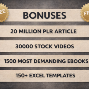 3 Million+ eBooks & 3M PLR Articles Bundle – Resell Rights Included