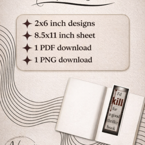 Suspense & Psychological Thriller Bookmark Gift