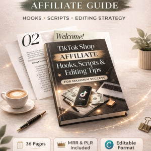 TikTok Affiliate Marketing Hooks & Scripts Pack (MRR)