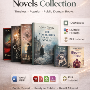 1000 Famous Classic Books Digital Library – Resell Rights