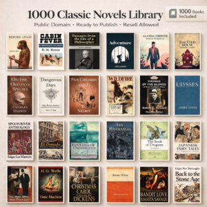 1000 Famous Classic Books Digital Library – Resell Rights