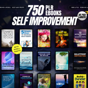 750 Digital Self-Improvement Books – Resellable Bundle