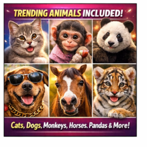 800+ AI Animal Reels in HD