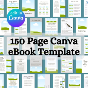 150 Canva eBook & Course Workbook Templates