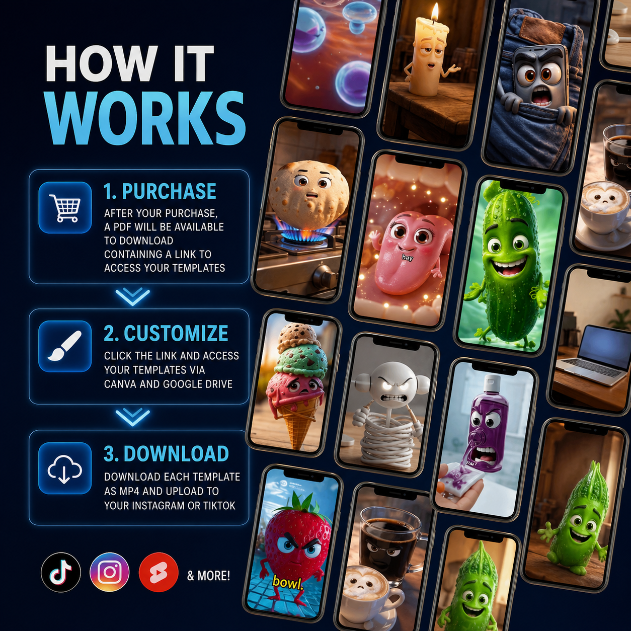 1200+ AI Viral Videos Pack – Ready-to-Use Content for Social Media Growth - Image 4